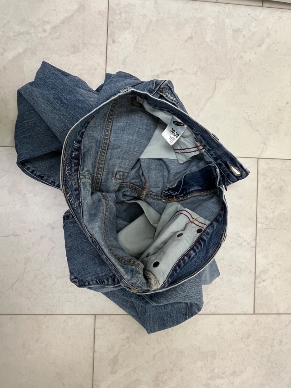 Unisex Old Navy Distressed Bootcut 30W x 30L - Picture 16 of 16